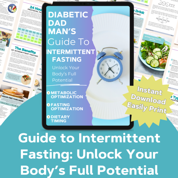 Diabetic Dad Man's Intermittent Fasting and Cookbook | Fasting Guide with Easy Recipes