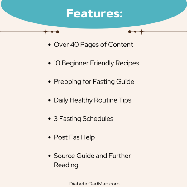 Diabetic Dad Man's Intermittent Fasting and Cookbook | Fasting Guide with Easy Recipes - Image 4